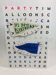 It's Your Birthday Pennant Card