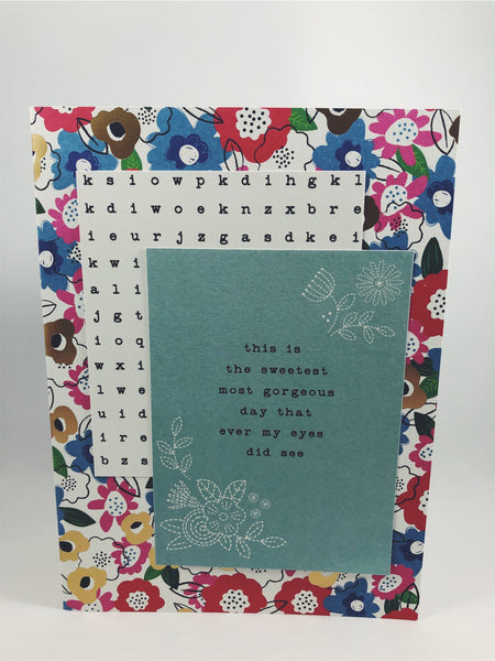 Sweetest Most Gorgeous Day Card